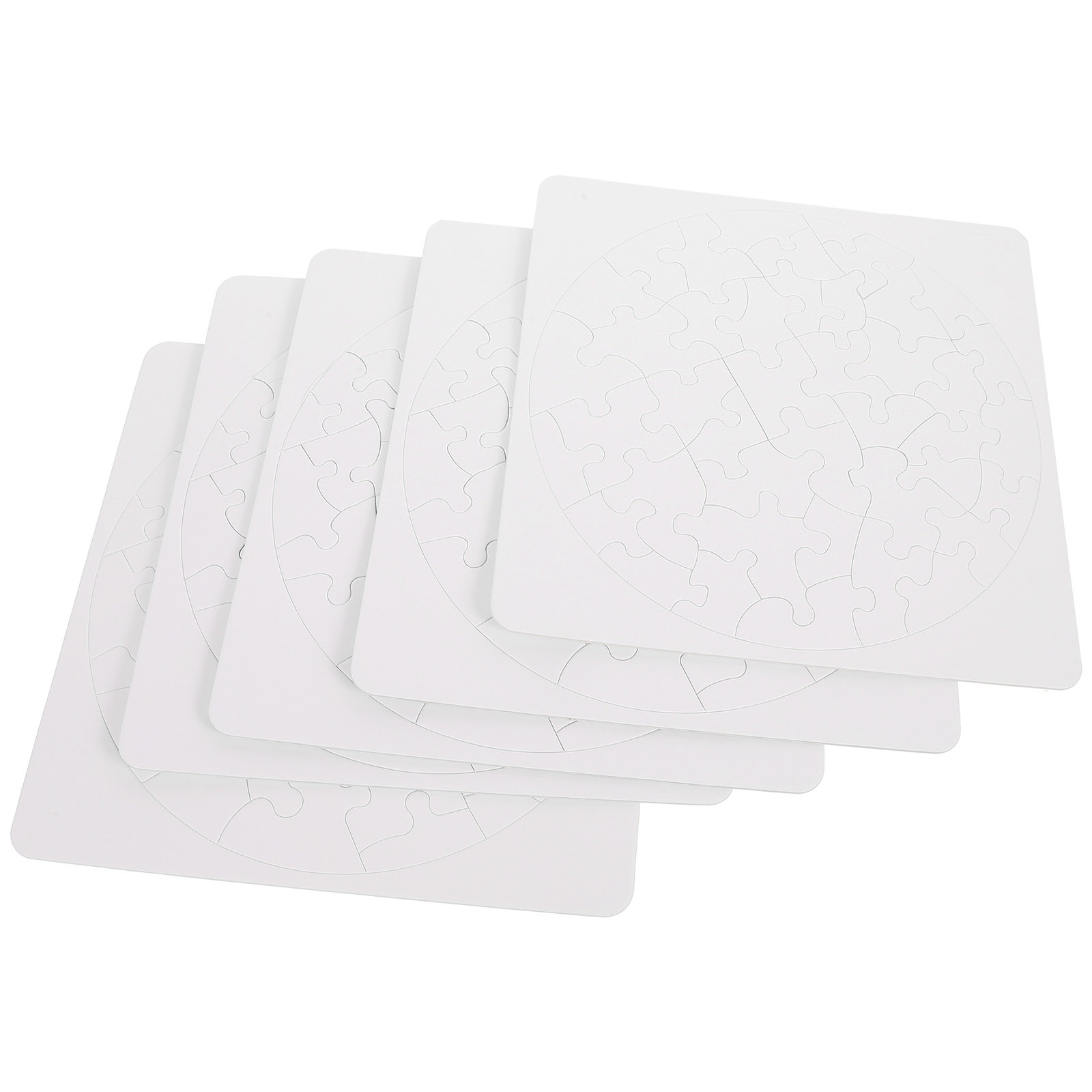 5 Sets Puzzle Sublimation Puzz - مراجعة Puzzle Blank White وسعره