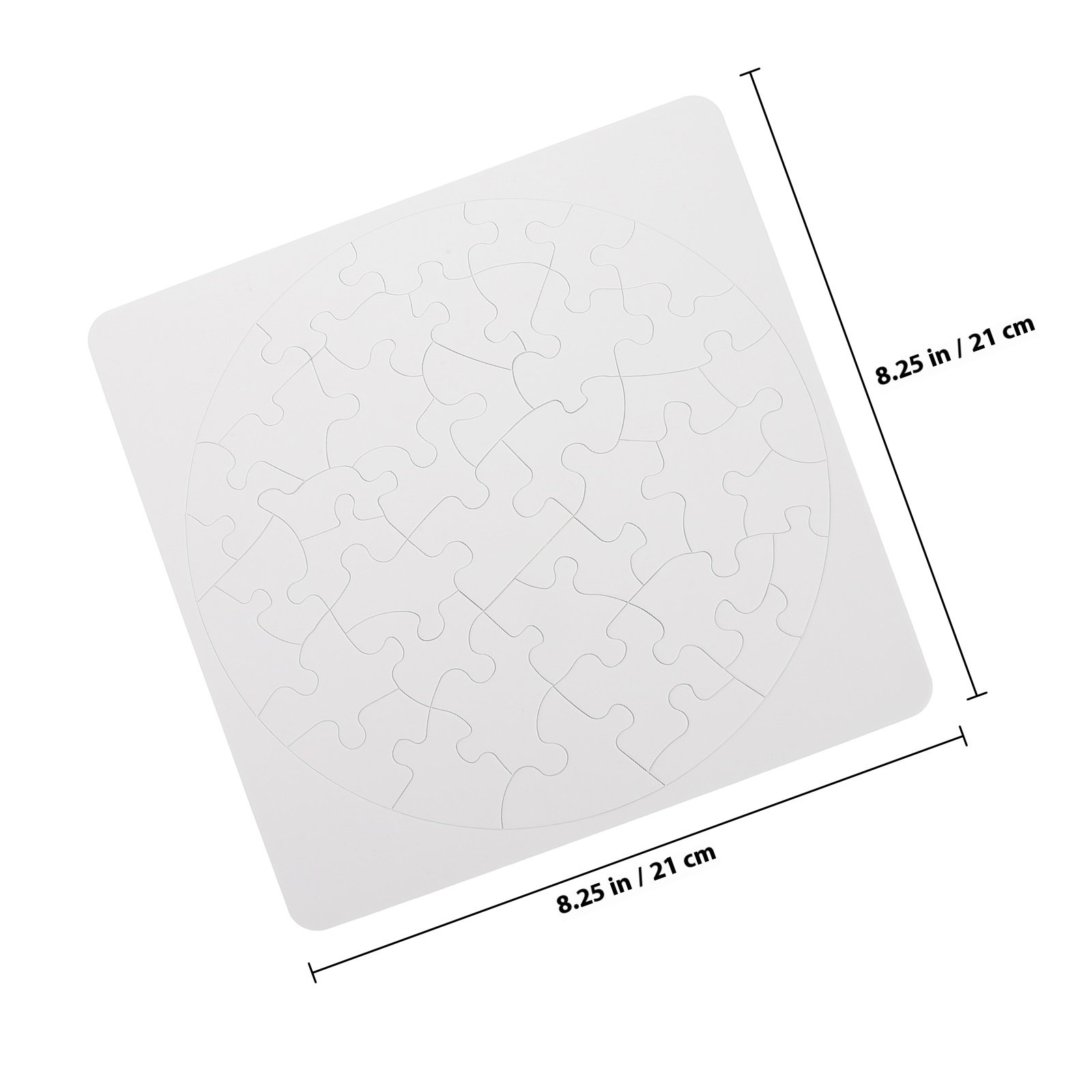 5 Sets Puzzle Sublimation Puzz - مراجعة Puzzle Blank White وسعره