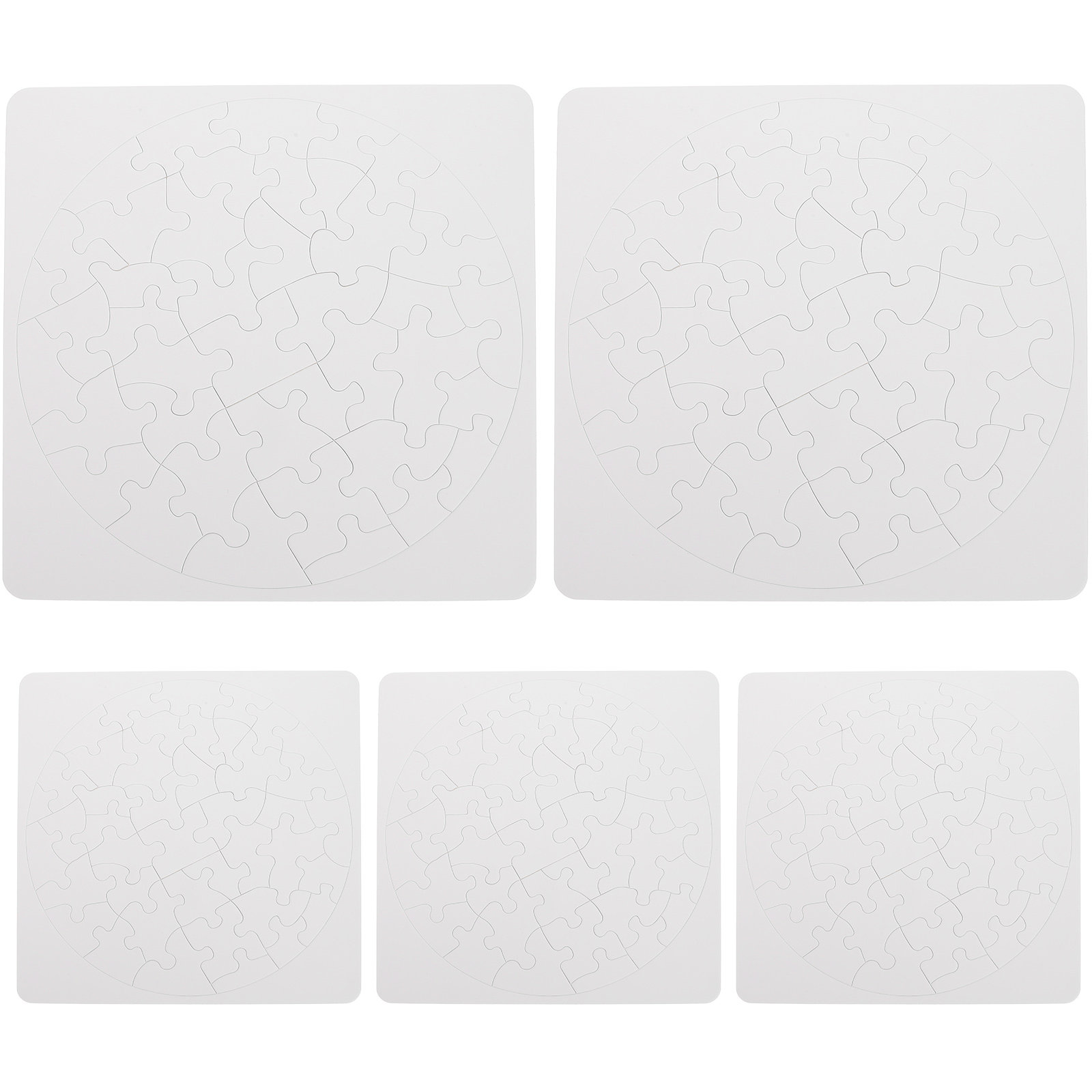 5 Sets Puzzle Sublimation Puzz - مراجعة Puzzle Blank White وسعره