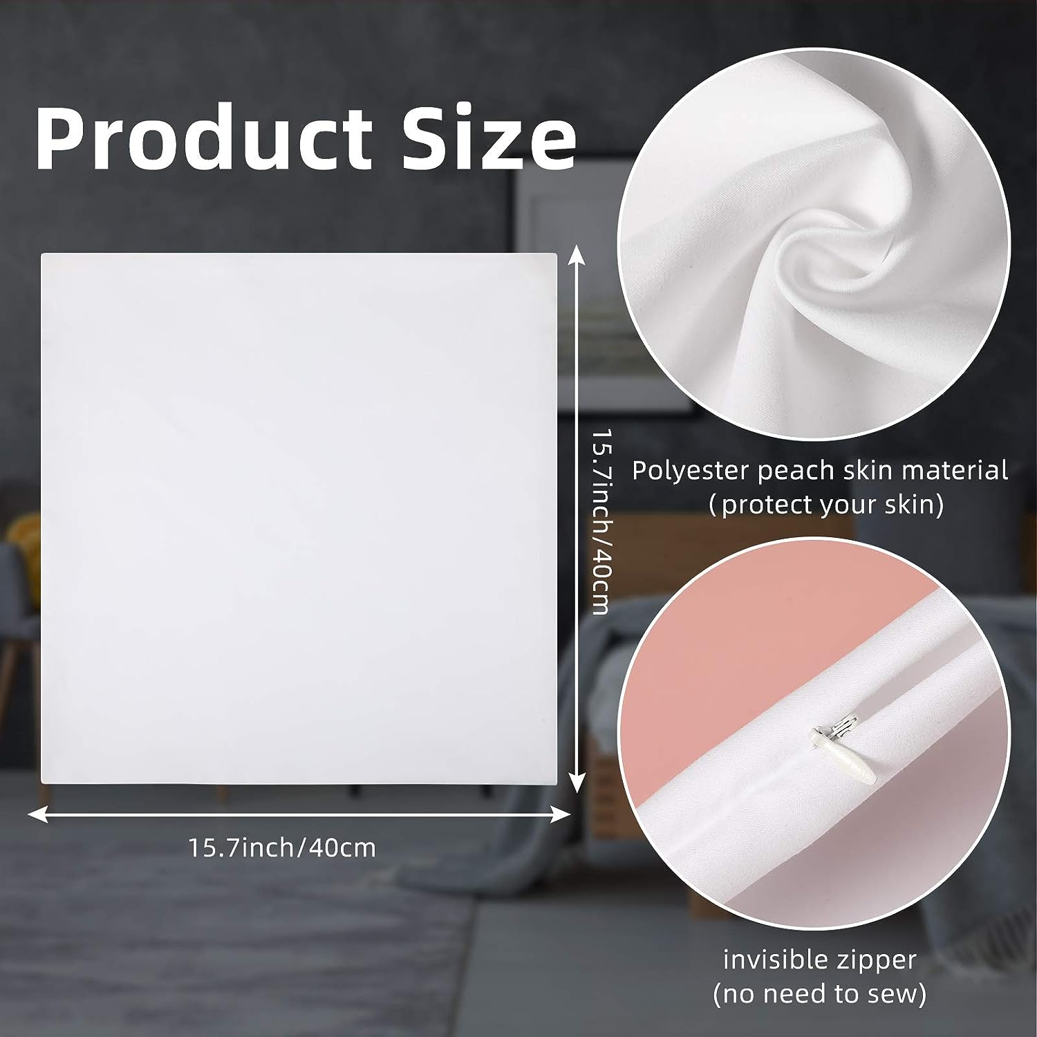 4Pcs Sublimation Blanks Throw  - مراجعة Pillow Cover Sublimation وسعره