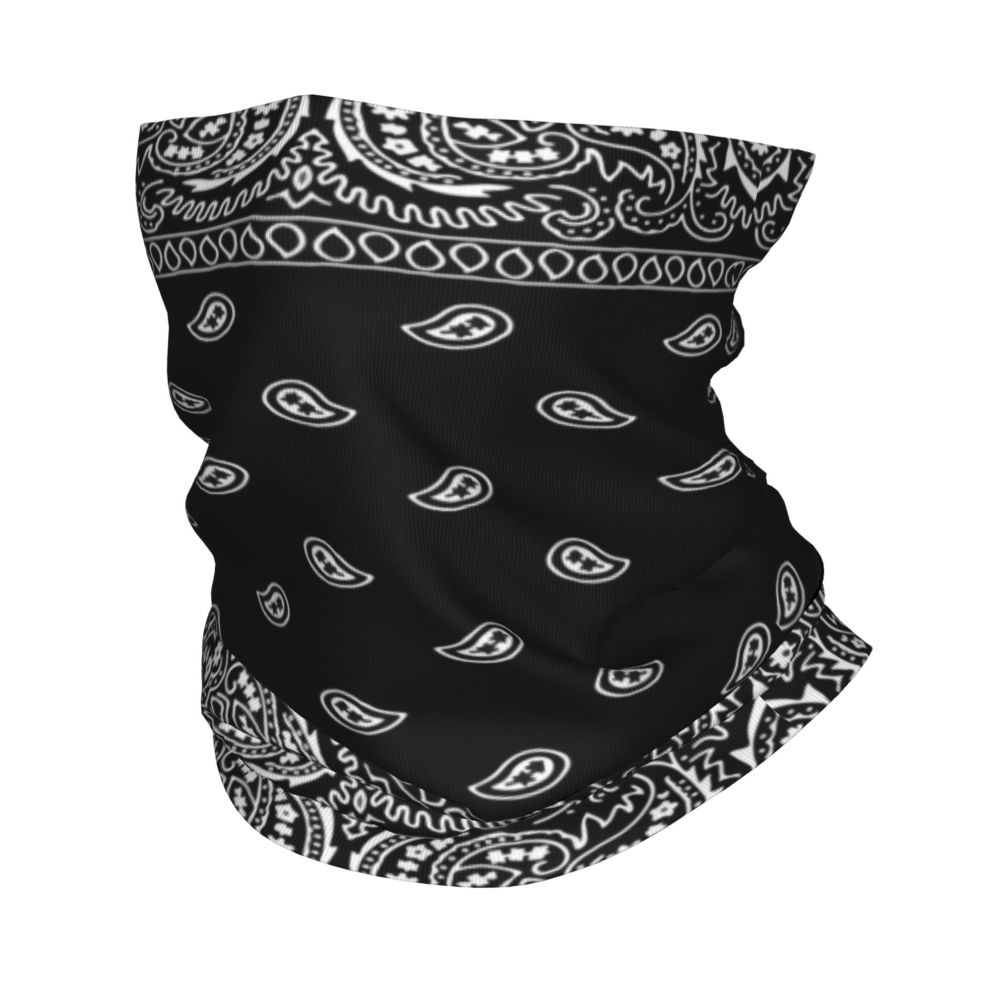 Custom Black and White Bandana - مراجعة Bandana Blank White وسعره
