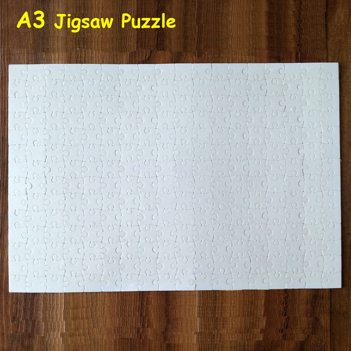 10pcs/lot Sublimation Blank A3 - مراجعة Puzzle Blank White وسعره
