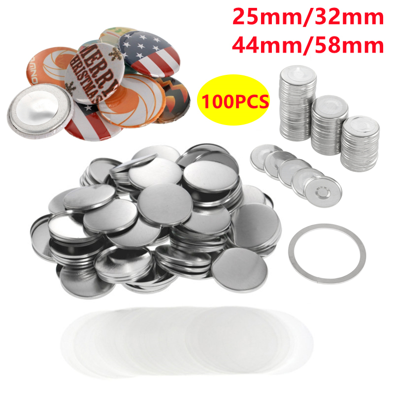 25/32/37/44/58mm Button Making - مراجعة Button Badge Blank وسعره