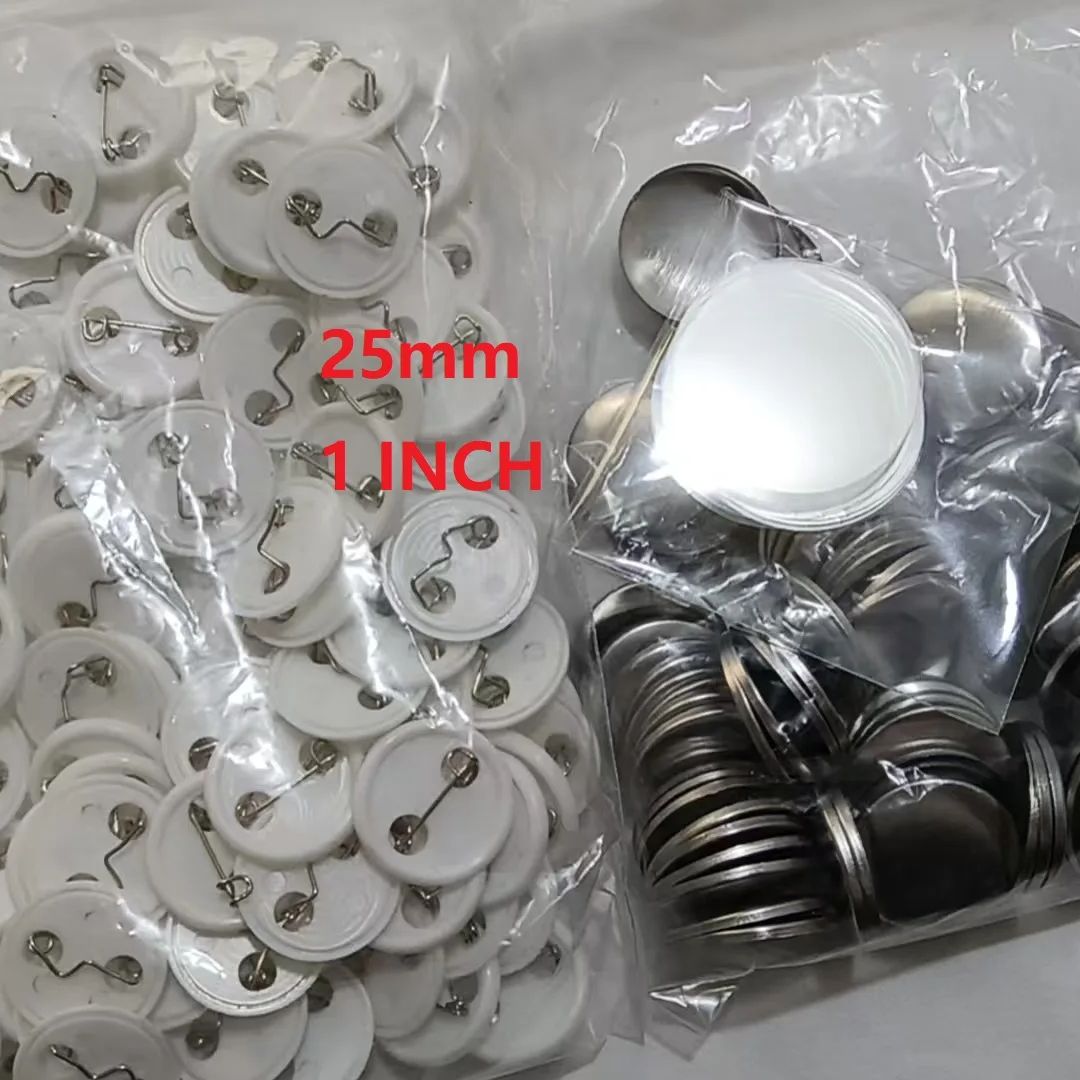 200set 25mm 32mm 37mm 44mm 58m - مراجعة Button Badge Blank وسعره