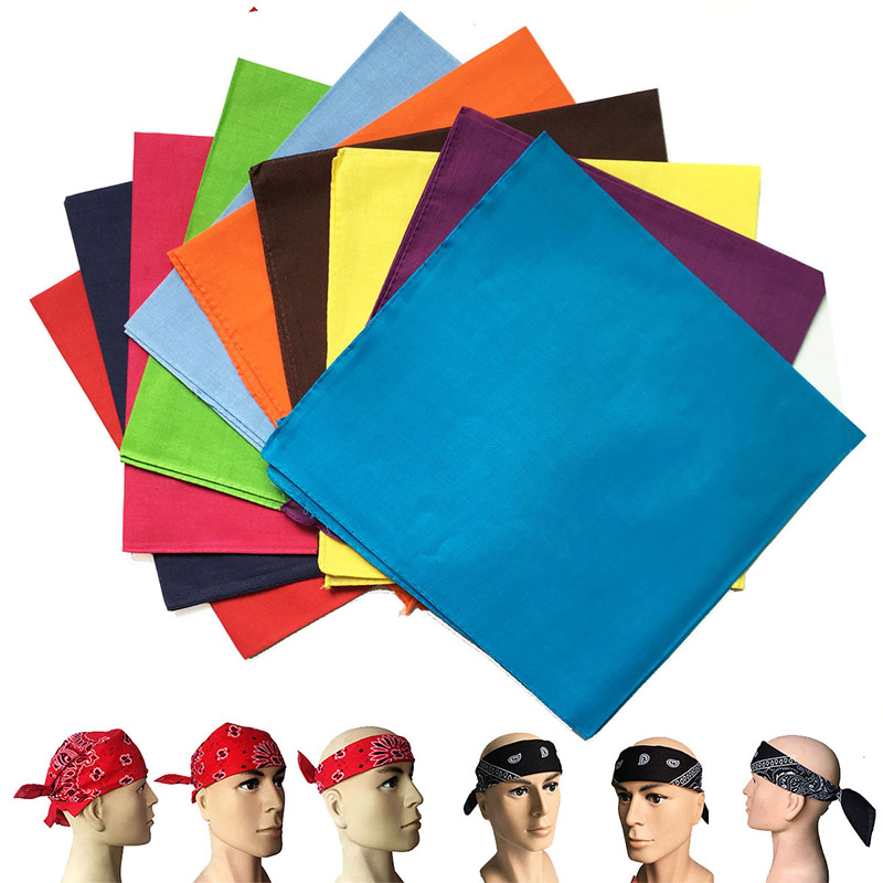 High Quality Solid Hip Hop Cot - مراجعة Bandana Blank White وسعره
