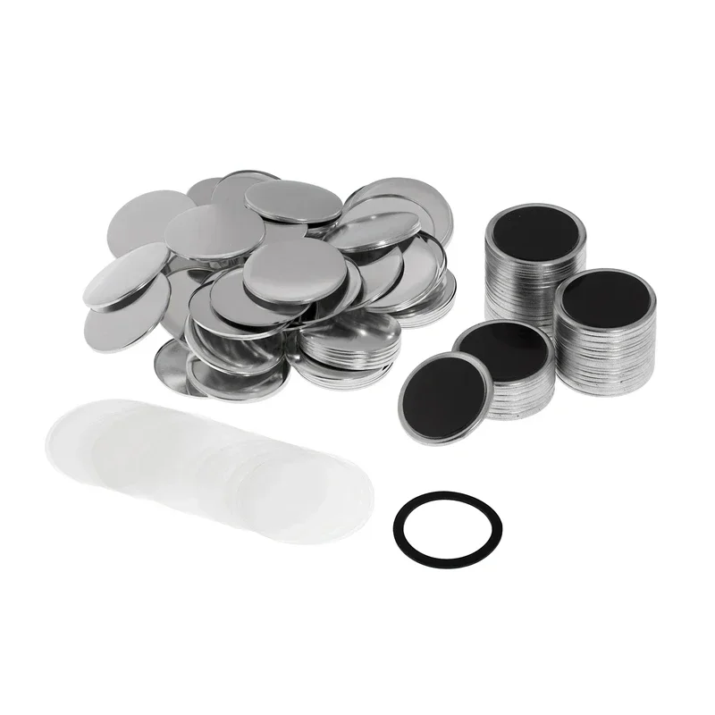 50/100PCS 25-75mm Magnet Refri - مراجعة Button Badge Blank وسعره