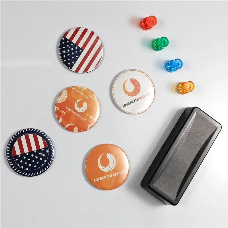50/100PCS 25-75mm Magnet Refri - مراجعة Button Badge Blank وسعره