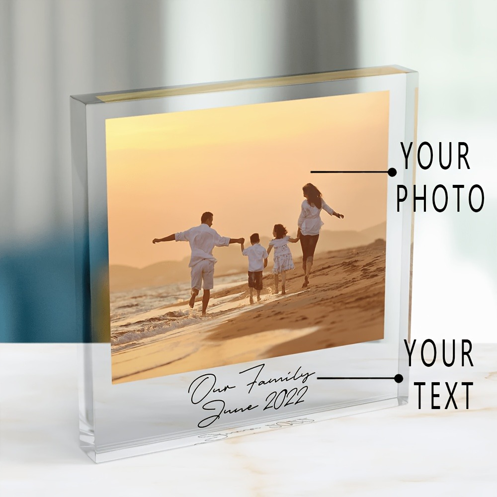 Personalized Family Acrylic Ph - مراجعة Photo Acrylic Block وسعره